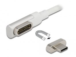 כבל מסך Delock Thunderbolt 3 USB-C Magnetic Cable 4K 60 Hz  angled 1.20 m