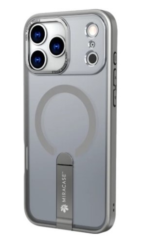 קייס לטלפון נייד מירקייס דגם Mirastand עבור iPhone 17 Pro Max אפור