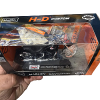 דגם אופנוע הארלי דוידסון - Maisto 1:18 Harley Davidson 2002 FXSTB Night Train