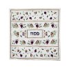 תוספת כיסוי מצה תואם - כיסוי אפיקומן רקמה רימונים כהה