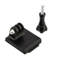מתאם שטוח למצלמות גוף ו-GoPro - תושבת שטוחה עם חיבור מהיר לשטח ספורט וכוחות ביטחון