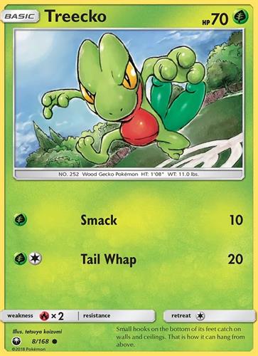 קלף בודד single פוקימון - treecko - Celestial Storm - 8/168