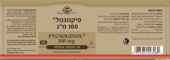 פיקנוגנול 100 מ"ג- סולגאר