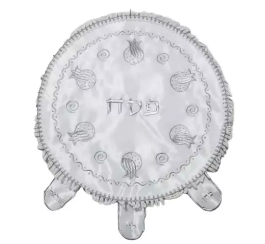 כיסוי פסח סאטן רימונים כולל PVC