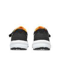 ASICS CONTEND 8 PS KIDS BLACK BRIGHT ORANGE נעלי אסיקס ילדים שחור כתום