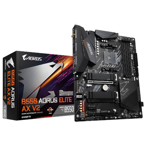 לוח אם GIGABYTE B550 AORUS ELITE AX V2 RGB