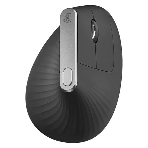 עכבר ארגונומי אלחוטי Logitech MX Vertical Advanced צבע אפור כהה