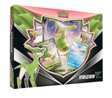 Pokemon TCG:Virizion V Box Set קלפי פוקימון מקוריים מארז סיכה וי