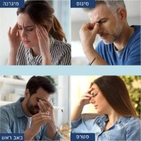 כובע ג׳ל להקלה במיגרנות וכאבי ראש Migraine