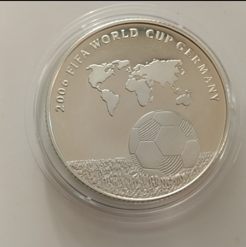 מטבע גביע העולם בכדורגל 2006, FIFA- שנת 2004, כסף/925, 38.7 מ"מ, 2 שקלים חדשים
