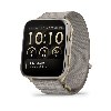 אפור - שעון ספורט חכם גרמין Garmin Venu X1 - דק במיוחד עם מסך AMOLED ענק