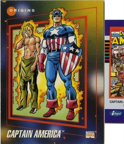 קלף בודד מארוול marvel - captain america - Universe Series 3 - 166
