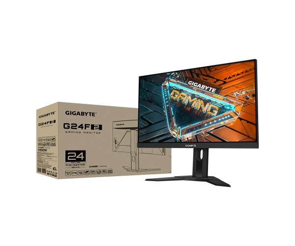 מסך גימינג Gigabyte G24F 2 Gaming SS IPS FHD 1Ms 165Hz 8Bits 23.8