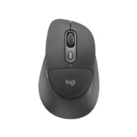עכבר אלחוטי צבע אפור Logitech Signature Comfort Plus M850 Size L – פריט בודד עכבר אלחוטי אפור כהה במבט עילי על רקע לבן