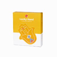 צלחת דקורטיבית / מעמד לקטורת חמסה צבעוני Lucky Hand – צהוב - מארז לא מושלם
