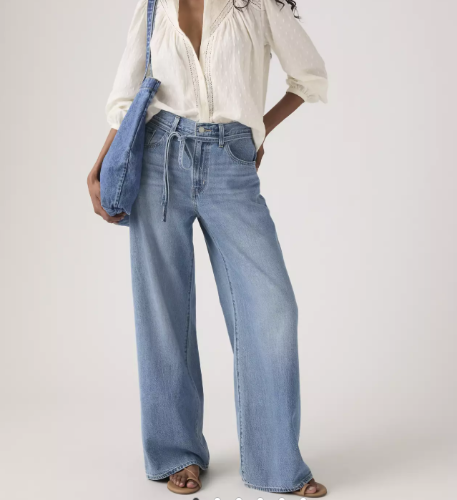 A8701-0041 ג'ינס Xl Baggy Straight Women's Jeans