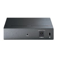מתג חכם TP-Link 5-Port Gigabit Easy Smart Switch with 4-Port PoE+ TL-SG105PE – הצד האחורי של המתג האפור כהה