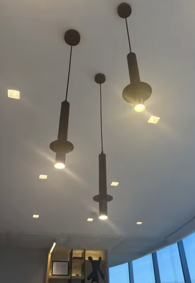 חוות דעת - מנורת נברשת תלייה מודרנית בחיפוי אבן טבעית StickStone