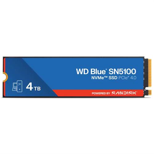כונן WD Blue SN5100 M.2 NVMe Gen 4.0 בנפח 4TB