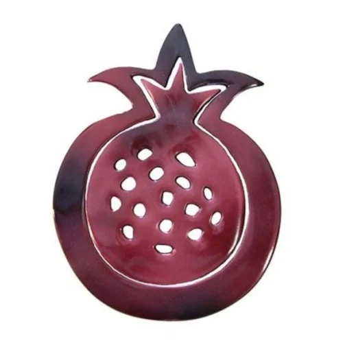 תחתית לסיר חם אלומיניום רימון אדום - 2 חלקים