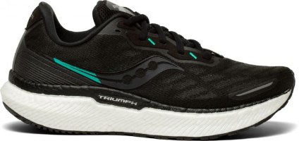 SAUCONY | סאקוני - SAUCONY TRIUMPH 19 WIDE סאקוני טריומף צבע שחור ירוק | נשים