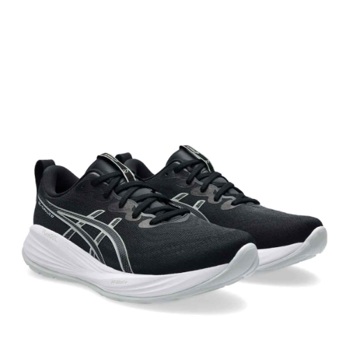 Asics Gel Cumulus 27 Men Black Concrete נעלי קומולוס 27 גבר צבע שחור לבן