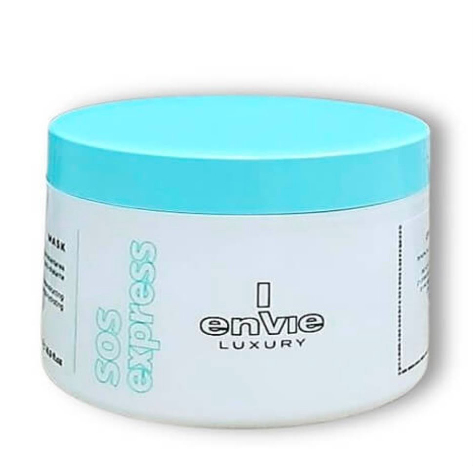מסכת SOS לשיקום שיער יבש ופגום מבית Envie Luxury – בנפח 500 מ"ל