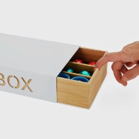 ארגונית מגירה לקפסולות קפה Coffee Box – לבן - מארז לא מושלם