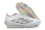 עם גרב - נעלי כדורגל Adidas Predator Edge.1 FZ Silver לבן אפור
