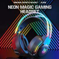 אוזניות גיימינג Onikuma X26 RGB - חווית שמע ונוחות מושלמת
