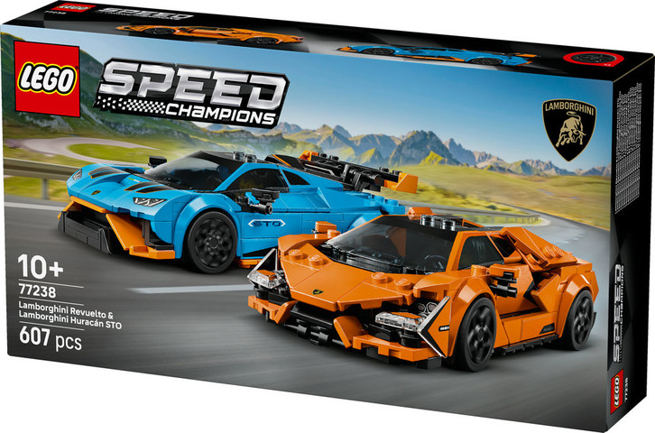 לגו ספיד צ'מפיון מכונית מרוץ lego 77238 - Lamborghini Revuelto Huracán STO