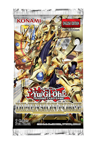 Yu-Gi-Oh!TCG: DIFO Dimension Force Booster pack קלפי יו-גי-הו TCG מקוריים חבילת בוסטר דיימנשן פורס