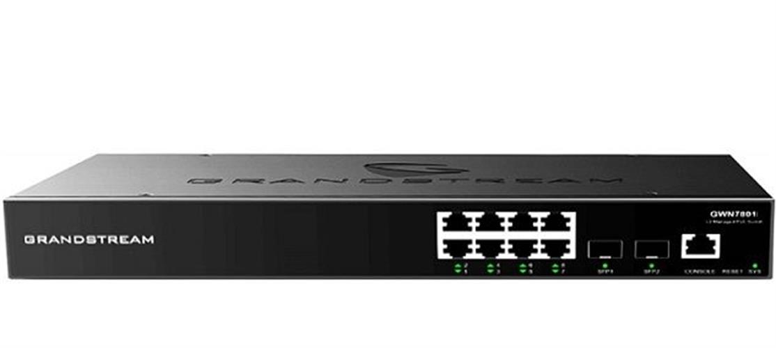 GRANSTREAM SWITCH POE GWN7801P 8 PORT
