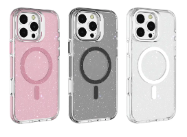 כיסוי Nanox Shiney Magsafe Window ל- iPhone 17  נצנצים