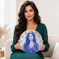 שעון קיר עגול תמונת עיתון  – קוטר 33 ס"מ