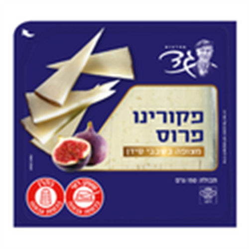פקורינו פרוס פרוסות גבינה חצי קשה 36% שומן, 150 גרם | מחלבות גד