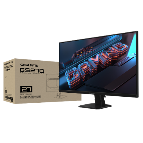 מסך גיימינג Gigabyte GS27Q SS IPS 2K QHD 1ms HDR READY 170HZ OC