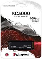 דיסק פנימי Kingston KC3000 4096GB NVME Gen4 7000/7000 R/W