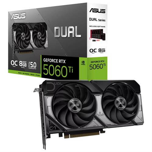 כרטיס מסך ASUS Dual RTX 5060 Ti OC 8GB GDDR7