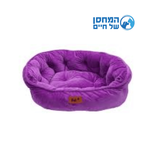 מיטה סקוויש צדפה בצבע סגול מידה 90 סמ לכלבים