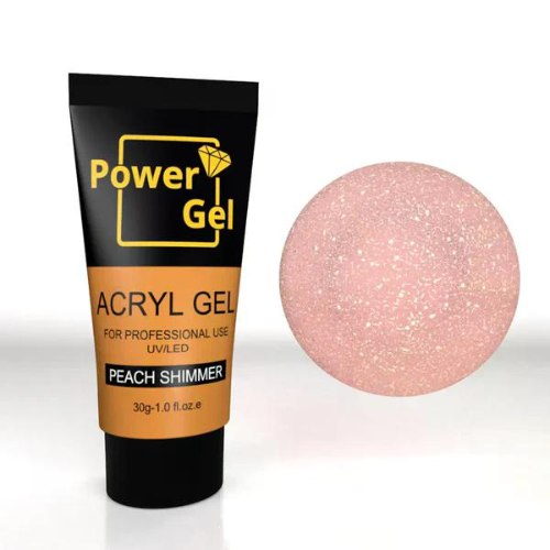 אקריג'ל אפרסק שימר ACRYGELPEACH SHIMMER POWER GEL