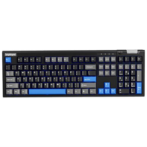 מקלדת גיימינג מכאנית אלחוטית 1StPlayer NEO108 Midnight Blue