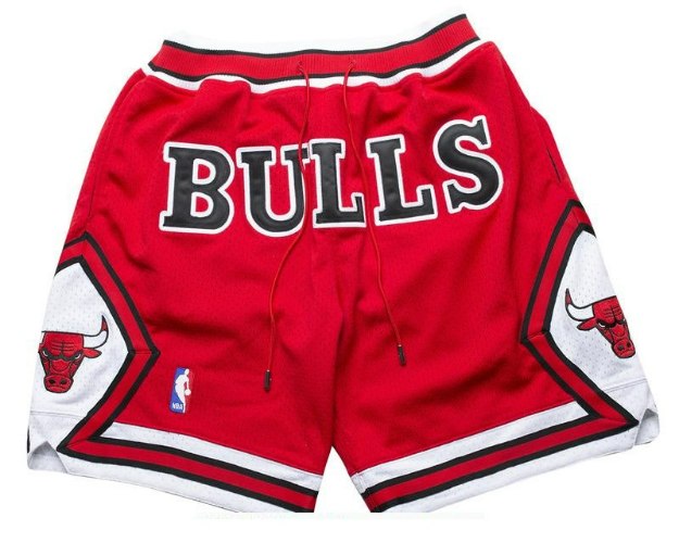 מכנסי NBA קצרים שיקאגו בולס JUST DON אדום