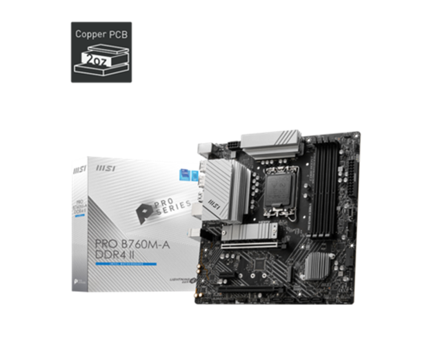 לוח אם MSI PRO B760M-A DDR4 II