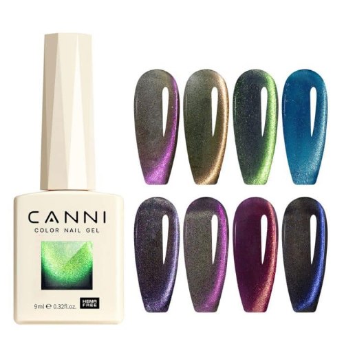 F STARRY SKY MIRACLE CANNI עין החתול– סט 8 יחידות 9 מ”ל + מגנט Hema free