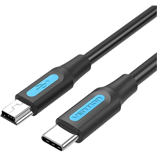 כבל  Vention USB-C to Mini-B Cable - 2M - Black