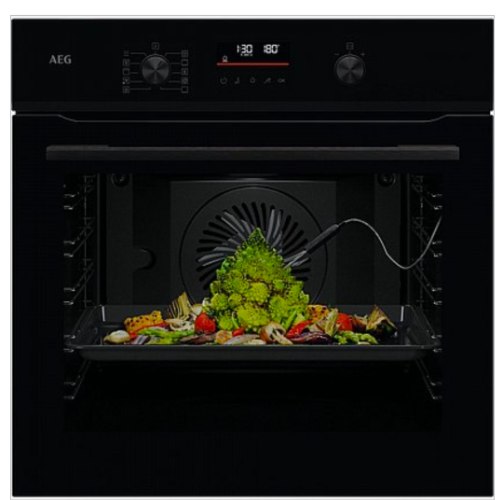 תנור בנוי פירוליטי 71 ליטר AEG ABS65421B SurroundCook שחור