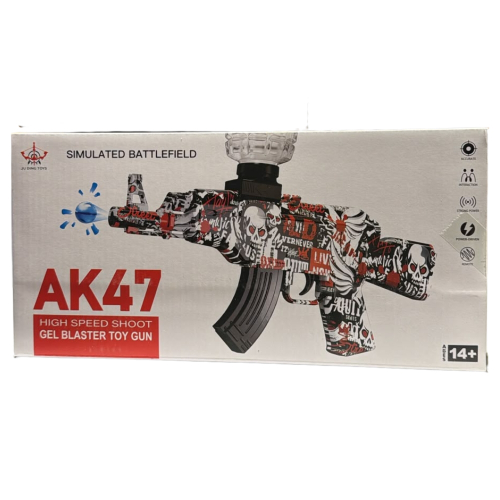 רובה ג'ל חזק אוטומט סוללה  נטענת - AK4 ELECTRICE GEL  SO-203-3
