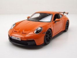 דגם מכונית בוראגו פורשה כתומה Bburago Porsche 911 GT3