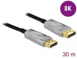 כבל מסך אקטיבי Delock Active Optical Cable DisplayPort 1.4 8K 30 Hz 30 m